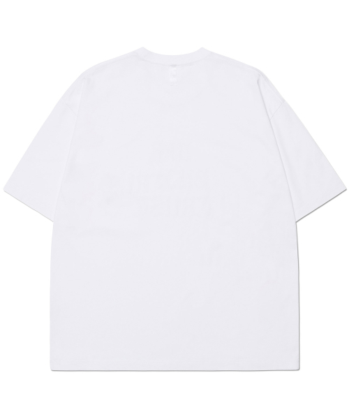 NOMANUAL(NOMANUAL)の「ARCHED TEXT T-SHIRT - WHITE(Tシャツ/カットソー・レディース・その他・MEDIUM/LARGE/X-LARGE/SMALL)」の2枚目の写真