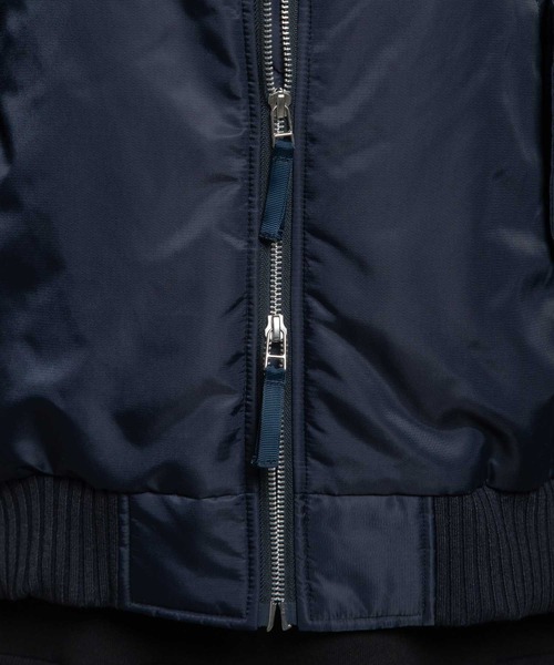 MARECHAL TERRE（マルシャルテル）の「フーディーブルゾン（ブルゾン・レディース・ブラック/ブラウン/カーキ/ネイビー・MEDIUM）」の7枚目の写真