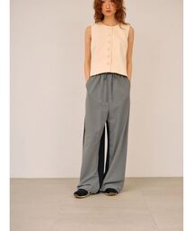 null.（ヌル）の「ソフトジャージーストライプパンツ（スウェットパンツ）」