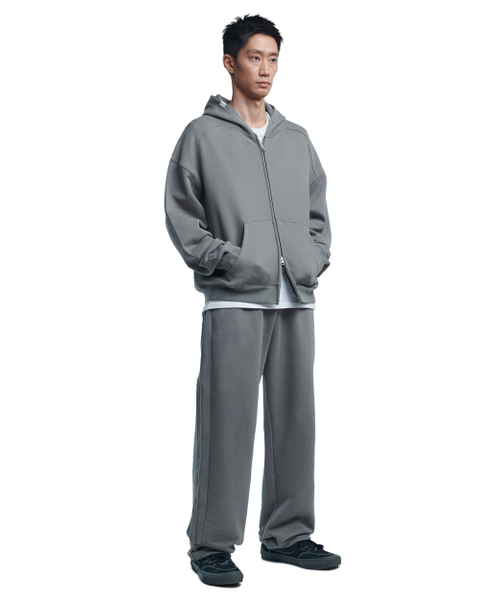NOMANUAL（NOMANUAL）の「M.L HOODED ZIP-UP - GRAY（パーカー・レディース・その他・SMALL/MEDIUM/LARGE/X-LARGE）」の3枚目の写真