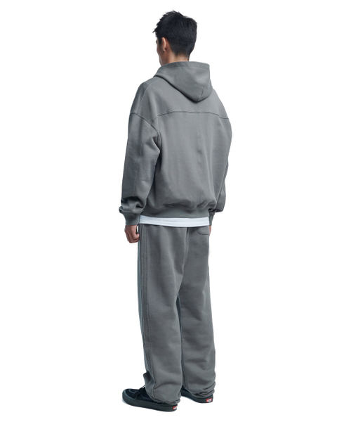 NOMANUAL（NOMANUAL）の「M.L HOODED ZIP-UP - GRAY（パーカー・レディース・その他・SMALL/MEDIUM/LARGE/X-LARGE）」の4枚目の写真