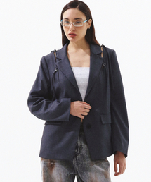 PRENDA（プレンダ）の「STRING BLAZER GARY（テーラードジャケット）」