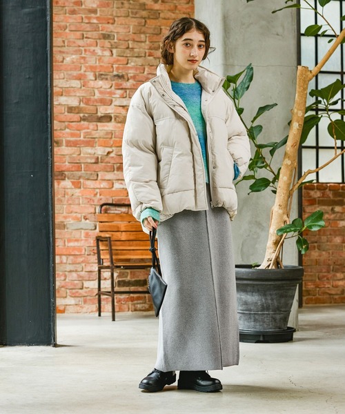 GEORGE'S（ジョージズ）の「スタンド中綿ブルゾン（ブルゾン・レディース・ブラック/ベージュ/オフホワイト・SMALL/MEDIUM）」の10枚目の写真