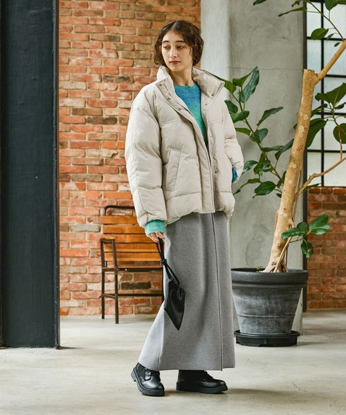 GEORGE'S（ジョージズ）の「スタンド中綿ブルゾン（ブルゾン・レディース・ブラック/ベージュ/オフホワイト・SMALL/MEDIUM）」の11枚目の写真