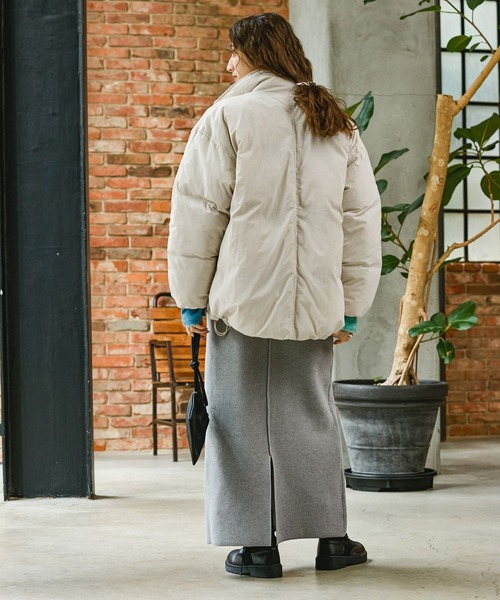 GEORGE'S（ジョージズ）の「スタンド中綿ブルゾン（ブルゾン・レディース・ブラック/ベージュ/オフホワイト・SMALL/MEDIUM）」の12枚目の写真