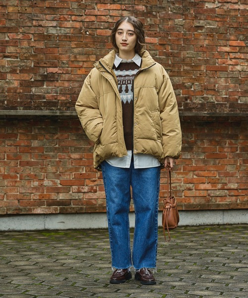 GEORGE'S（ジョージズ）の「スタンド中綿ブルゾン（ブルゾン・レディース・ブラック/ベージュ/オフホワイト・SMALL/MEDIUM）」の21枚目の写真