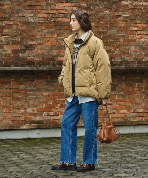 GEORGE'S（ジョージズ）の「スタンド中綿ブルゾン（ブルゾン・レディース・ブラック/ベージュ/オフホワイト・SMALL/MEDIUM）」の22枚目の写真