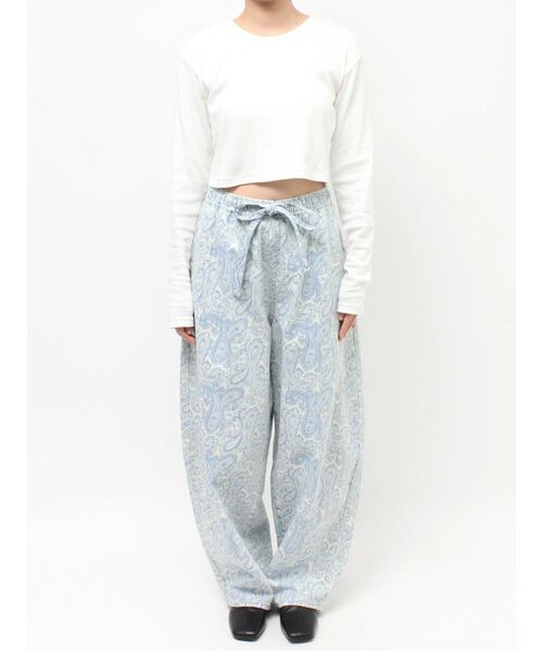 Ungrid（アングリッド）の「ペイズリーラフデニムパンツ（デニムパンツ・レディース・ブルー・FREE）」の19枚目の写真