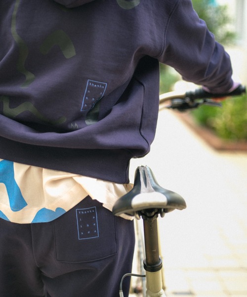PAMM(パム)の「thanks sea hoodie(パーカー・レディース・グレー/ネイビー・2/3)」の6枚目の写真