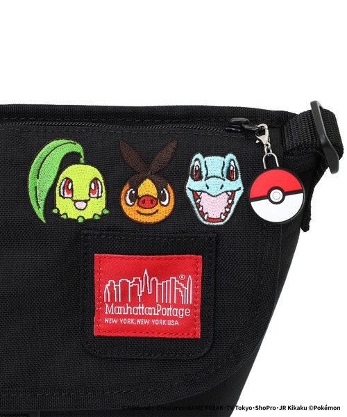 Manhattan Portage(マンハッタンポーテージ)の「NYLON MESSENGER BAG (XXS) FZP Pokemon 25 ZA(メッセンジャーバッグ・メンズ・ブラック・X-SMALL)」の7枚目の写真