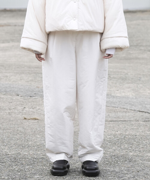 Bshop（ビショップ）の「eunoia | バルーン パディングパンツ WOMEN（その他パンツ・レディース・クリーム・S）」の11枚目の写真