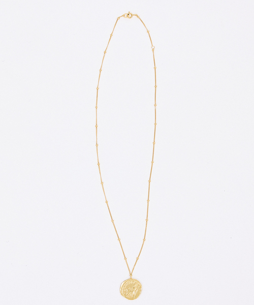 Rouge vif（ルージュヴィフ）の「【MARIHA/マリハ】コインネックレス Julia/Venus スタッドチェーン / SV925（ネックレス・レディース・ゴールド・フリー）」の6枚目の写真