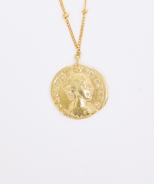 Rouge vif（ルージュヴィフ）の「【MARIHA/マリハ】コインネックレス Julia/Venus スタッドチェーン / SV925（ネックレス・レディース・ゴールド・フリー）」の12枚目の写真