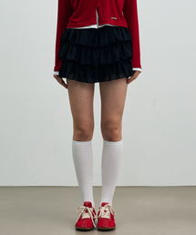 MINI HEART CANCAN SKIRT PANTS / BLACK