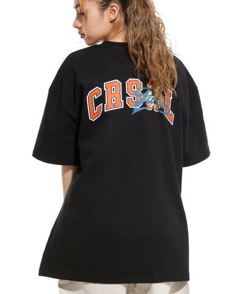 CREAM SODA LAB(クリームソーダラボ)の「マルチアークオーバーサイズポケット半袖Tシャツブラックオレンジ(Tシャツ/カットソー・メンズ・その他・LARGE/MEDIUM/X-LARGE)」の6枚目の写真