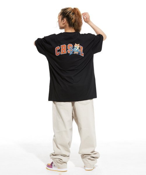 CREAM SODA LAB(クリームソーダラボ)の「マルチアークオーバーサイズポケット半袖Tシャツブラックオレンジ(Tシャツ/カットソー・メンズ・その他・LARGE/MEDIUM/X-LARGE)」の8枚目の写真
