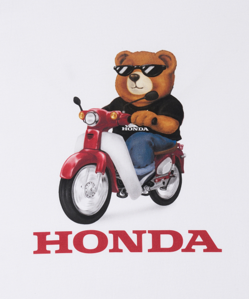 PHYPS MOTORCYCLE(フィップスモーターサイクル)の「Honda Bear T-shirt White(Tシャツ/カットソー・レディース・その他・LARGE/MEDIUM/SMALL/X-LARGE/XX-LARGE)」の11枚目の写真