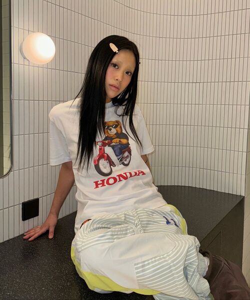 PHYPS MOTORCYCLE(フィップスモーターサイクル)の「Honda Bear T-shirt White(Tシャツ/カットソー・レディース・その他・LARGE/MEDIUM/SMALL/X-LARGE/XX-LARGE)」の16枚目の写真