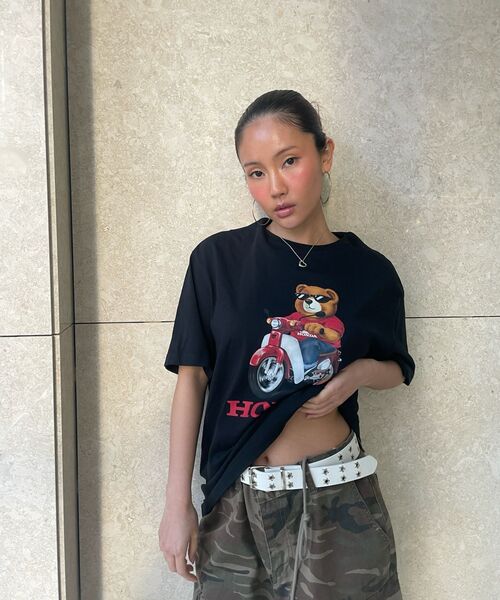 PHYPS MOTORCYCLE(フィップスモーターサイクル)の「Honda Bear T-shirt White(Tシャツ/カットソー・レディース・その他・LARGE/MEDIUM/SMALL/X-LARGE/XX-LARGE)」の13枚目の写真