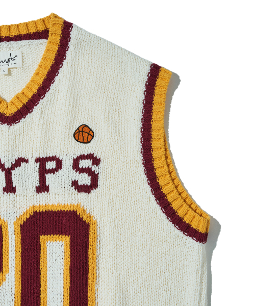 PHYSICAL DEPARTMENT(フィジカル デパートメント)の「ナンバリングニットベスト_アイボリー(ベスト・レディース・その他・MEDIUM/LARGE)」の5枚目の写真