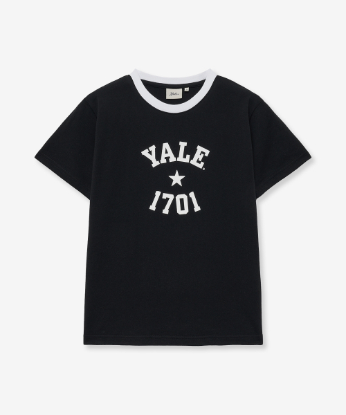 YALE(イェール)の「ウィメンズ1701ロゴTシャツ_ブラック(Tシャツ/カットソー・レディース・その他・SMALL/MEDIUM)」の1枚目の写真