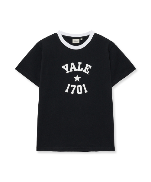 YALE(イェール)の「ウィメンズ1701ロゴTシャツ_ブラック(Tシャツ/カットソー・レディース・その他・SMALL/MEDIUM)」の2枚目の写真