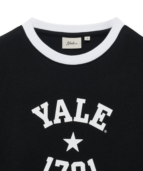 YALE(イェール)の「ウィメンズ1701ロゴTシャツ_ブラック(Tシャツ/カットソー・レディース・その他・SMALL/MEDIUM)」の4枚目の写真