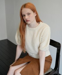 VLETI（ブレッティ）の「Loop Round Half Knit (Cream_beige)（ニット/セーター）」