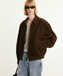 TNGT（ティーエヌジーティー）の「Corduroy Swing Top Jumper (Brown) TNJU5F105W2（MA-1）」