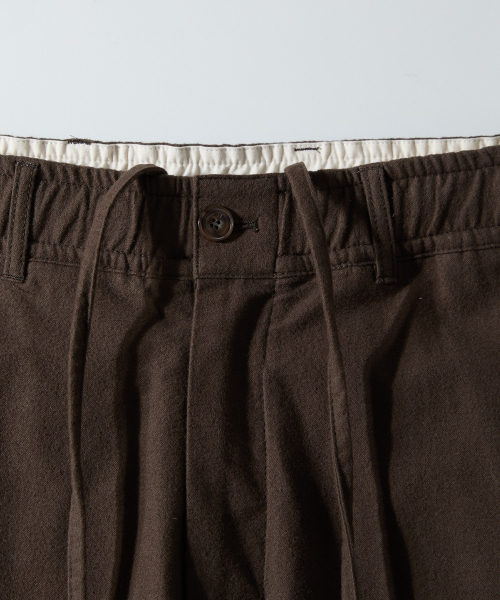 HORLISUN(ホーリーサン)の「Cove Brushed Loose Pants Spain Olive(その他パンツ・メンズ・その他・SMALL/MEDIUM/LARGE)」の3枚目の写真