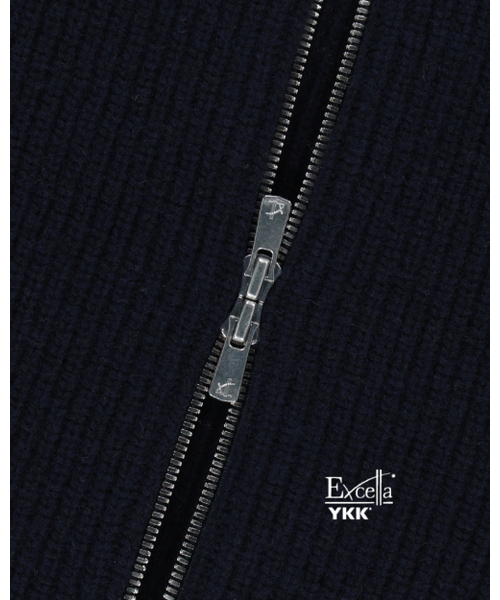 ASTLAY(アストレイ)の「Excella Lambswool Knit zip-up (Dark Navy)(カーディガン/ボレロ・メンズ・その他・2/3)」の11枚目の写真