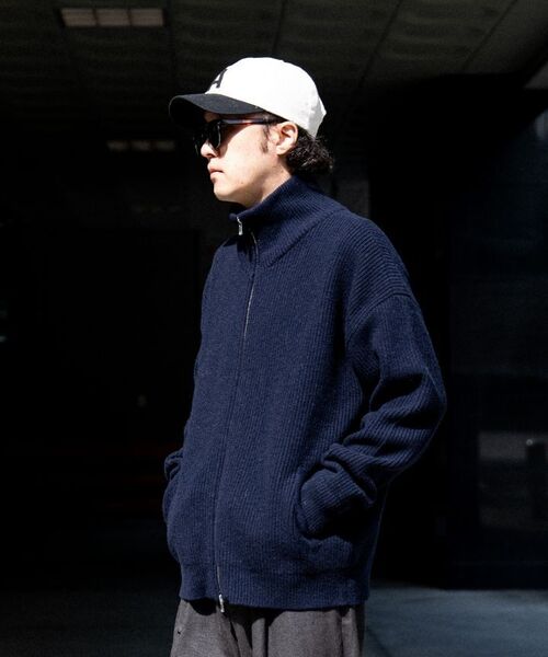 ASTLAY(アストレイ)の「Excella Lambswool Knit zip-up (Dark Navy)(カーディガン/ボレロ・メンズ・その他・2/3)」の12枚目の写真