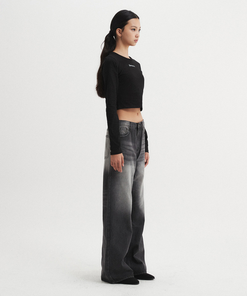 DNSR WOMEN（ディーエヌエスアールウーマン）の「デアデビル クロップロングスリーブ ブラック（Tシャツ/カットソー・レディース・その他・SMALL/MEDIUM）」の3枚目の写真