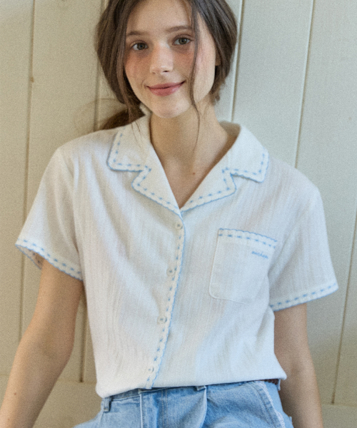 OURHOPE(アワーホープ)の「デルイオン刺繍ブラウス - ホワイト(シャツ/ブラウス・レディース・ホワイト・FREE)」の3枚目の写真