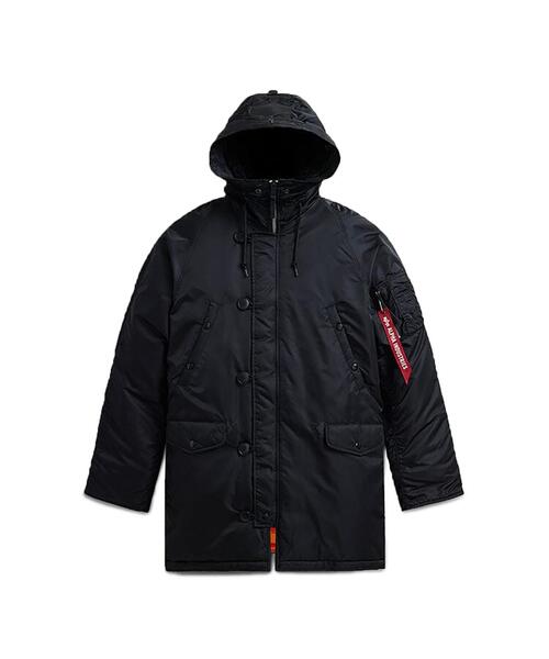 Alpha Industries（アルファインダストリーズ）の「Alpha Industries/アルファインダストリーズ/SLIM FIT N-3B/スリムフィット エヌツービー（ミリタリージャケット・メンズ・ネイビー/ブラック/その他10・M/L/XL）」の4枚目の写真