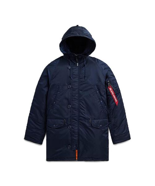 Alpha Industries（アルファインダストリーズ）の「Alpha Industries/アルファインダストリーズ/SLIM FIT N-3B/スリムフィット エヌツービー（ミリタリージャケット・メンズ・ネイビー/ブラック/その他10・M/L/XL）」の8枚目の写真
