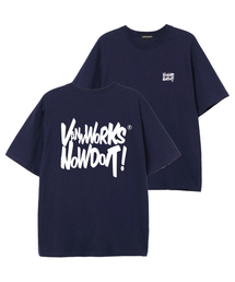 NOW DOIT オーバーサイズ 半袖Tシャツ (VS0119) ネイビー