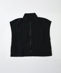 MAKE YOUR DAY | ダブルジップナイロンベスト■150.160cm(ベスト)