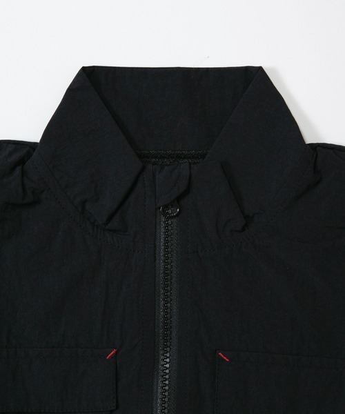 MAKE YOUR DAY（メイクユアデイ）の「ダブルジップナイロンベスト■150.160cm（ベスト・キッズ・ブラック/カーキ・150/160）」の5枚目の写真