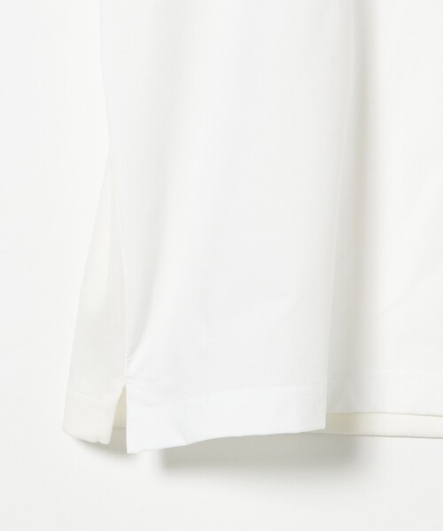 BEAMS GOLF（ビームスゴルフ）の「ORANGE LABEL / ヨーク異素材切り替え ロゴモックネックシャツ（Tシャツ/カットソー・メンズ・ブラック/グレー/ホワイト・M/L/XL/S）」の16枚目の写真