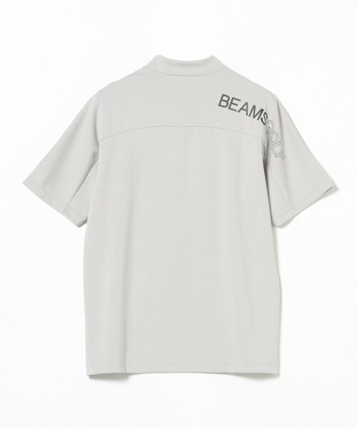 BEAMS GOLF（ビームスゴルフ）の「ORANGE LABEL / ヨーク異素材切り替え ロゴモックネックシャツ（Tシャツ/カットソー・メンズ・ブラック/グレー/ホワイト・M/L/XL/S）」の20枚目の写真