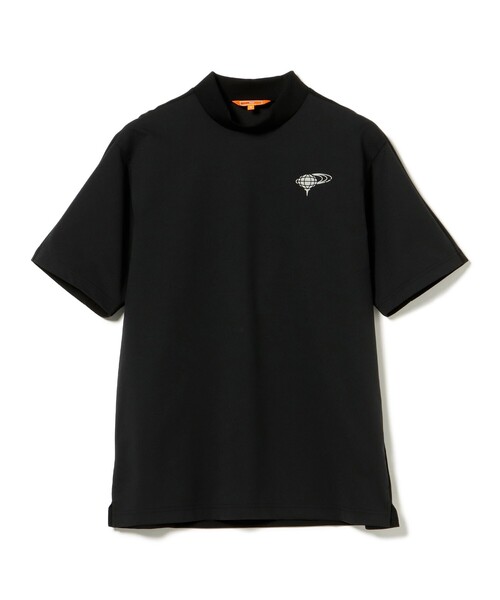BEAMS GOLF（ビームスゴルフ）の「ORANGE LABEL / ヨーク異素材切り替え ロゴモックネックシャツ（Tシャツ/カットソー・メンズ・ブラック/グレー/ホワイト・M/L/XL/S）」の22枚目の写真