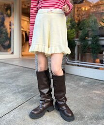 w closet | フリルニットショートパンツ(その他パンツ)
