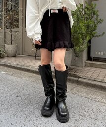 w closet | フリルニットショートパンツ(その他パンツ)