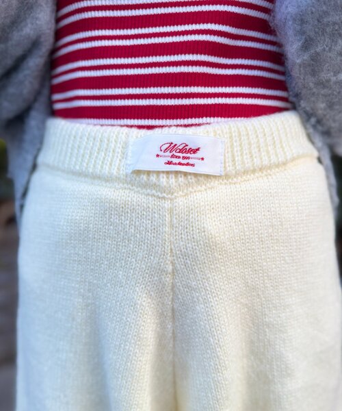 w closet(ダブルクローゼット)の「フリルニットショートパンツ(その他パンツ・レディース・ブラウン/グレー/アイボリー・FREE)」の7枚目の写真