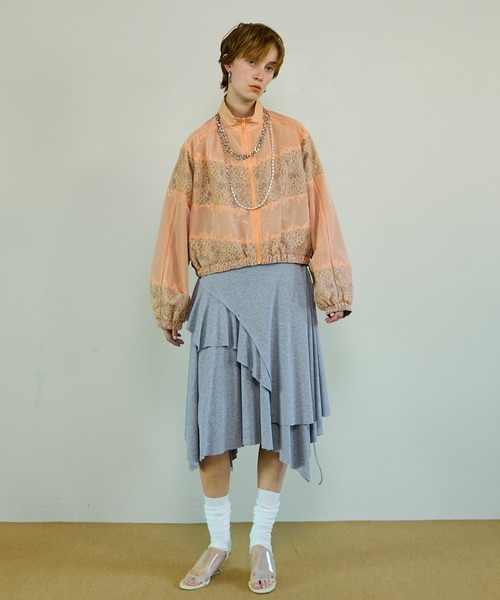 新品MAISON SPECIAL リバーシブルレースブルゾン 2WAY Lace Blouse/リバーシブルレースブルゾン（ブルゾン）｜MAISON