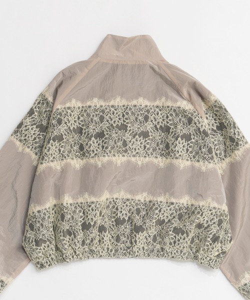 2WAY Lace Blouse/リバーシブルレースブルゾン（ブルゾン）｜MAISON