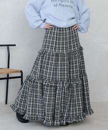 RAGEBLUE | ボリュームチェックフリルティアードスカート(スカート)