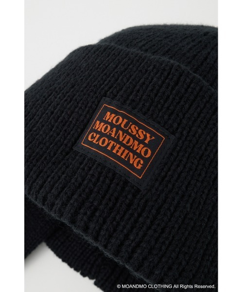 MOUSSY（マウジー）の「MOANDMO ニットキャップ（ニットキャップ/ビーニー・レディース・ブラック・FREE）」の7枚目の写真