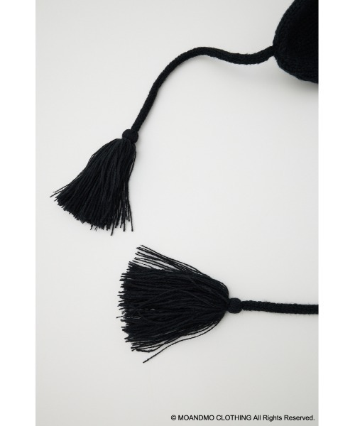 MOUSSY（マウジー）の「MOANDMO ニットキャップ（ニットキャップ/ビーニー・レディース・ブラック・FREE）」の9枚目の写真